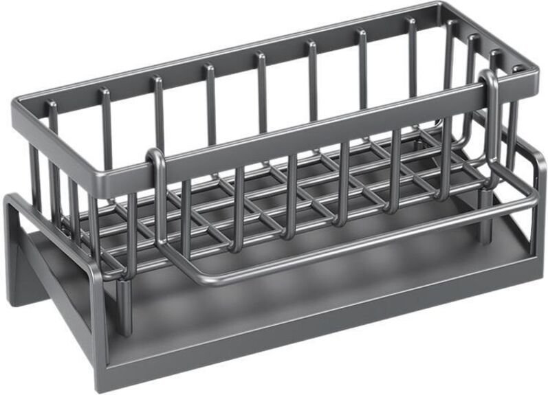 Küchenaufbewahrung und -organisation, Spülbecken-Organizer mit automatischer Abtropfschale für Schwammhalter, Handtuchha...