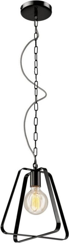 Lamkur Lighting - Lamkur Riccardo Drahtgestell-Pendel-Deckenleuchte Schwarz, 1x E27