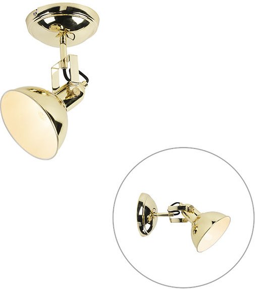 Industrieller runder Spot gold 1-light - Tommy