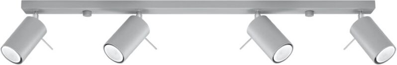 Deckenleuchte Mirax 4 GU10 Grau Lumilo 04.219.53