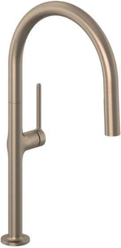 Kludi Reef - Spültischarmatur mit herausziehbarer Brause, Bronze gebürstet 50851N175