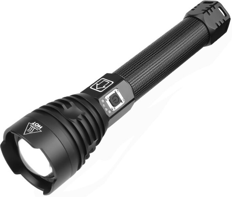 LED-Taschenlampe, 10.000 Lumen, extrem leistungsstarke XHP90-Taschenlampe, verstellbare, zoombare, wasserdichte Taschenl...