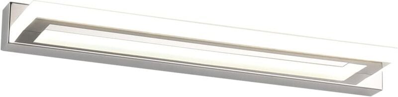 Superheller LED-Badezimmerspiegel, Front-Ankleidespiegel, Chrom, 42 8,5 4,5 cm, dreifarbiger Lichtwechsel