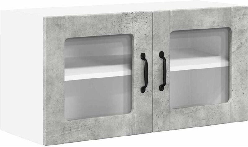 Küchenschrank Beton Grau 80 x 31 x 40 cm Holzwerkstoff vidaXL