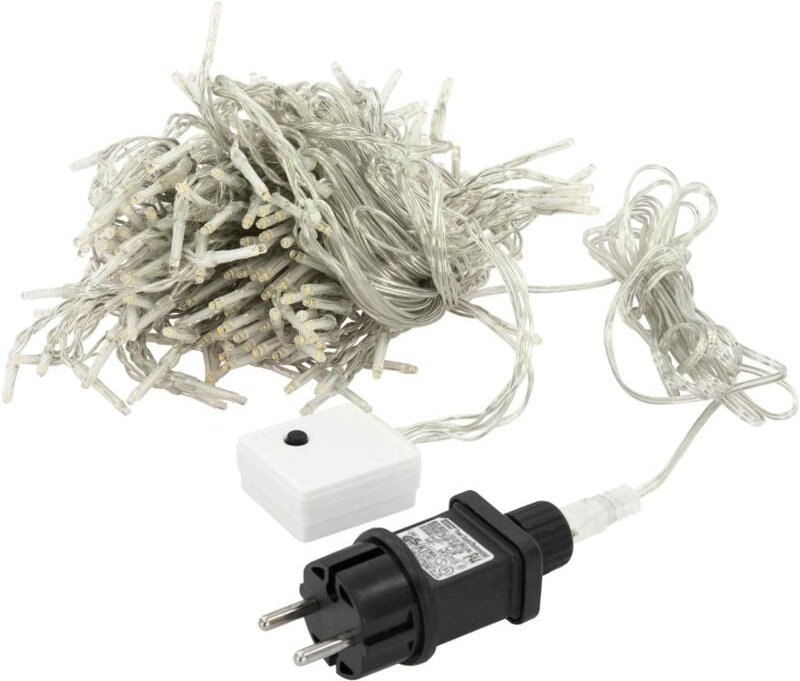 Led Lichtervorhang 2x1,5m 240 Kaltweiße LEDs 12 Funktionen, Weihnachten Eiszapfen Lichterkette led Lichterkettenvorhang ...