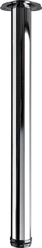 Thumbnail - Hettich - Tischbein-Set 6,0 x 70 - 73 cm Stahl verchromt - 4 Stück Tischbeine