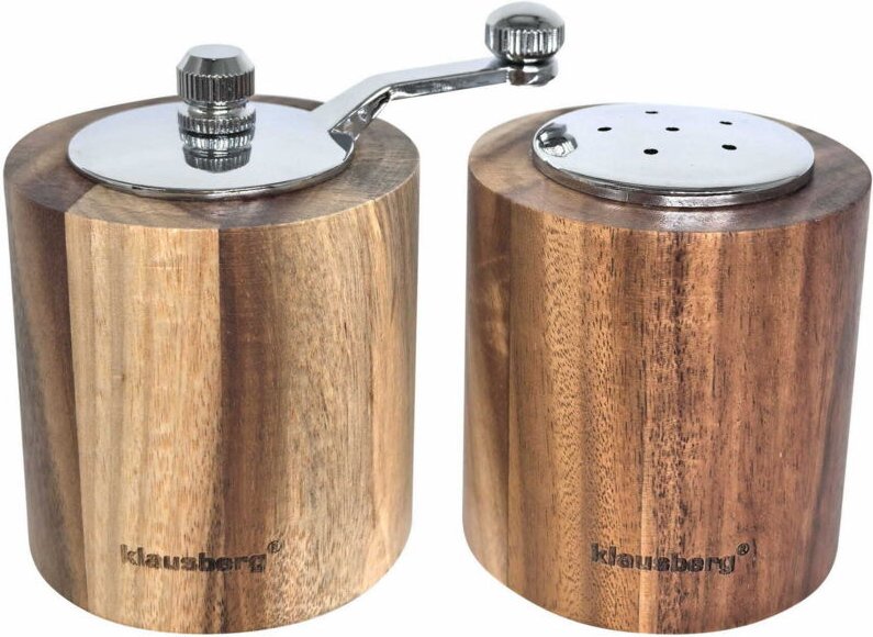 KLAUSBERG KB-7859 Salz- und Pfefferset mit Mühle und Salzstreuer