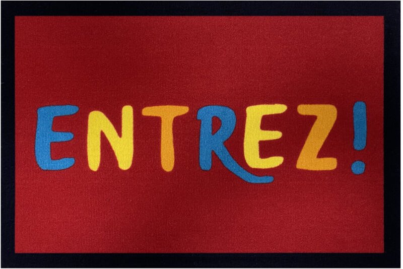 Fußmatte Eingang Rot 40x60cm - Vica