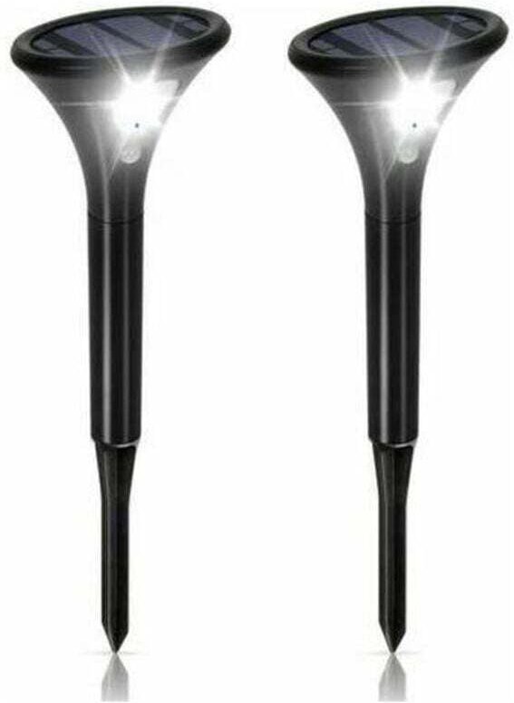 2er-Pack Solar-LED-Lampen mit Bewegungssensor