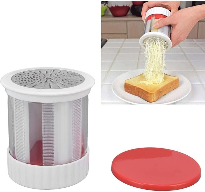 Manueller Käsehobel mit Abdeckung, Butterspender, Fruchtzerkleinerer - Lntyq