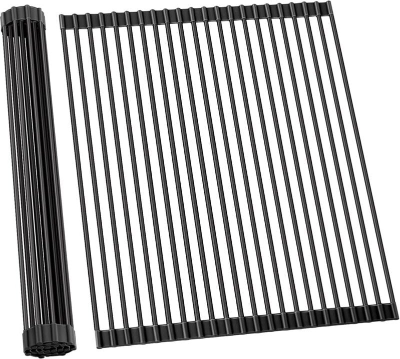 Abtropfgestell für die Spüle, 52 x 33 cm (b x l), aufrollbares Abtropfgestell für die Spüle – rollbares, faltbares Spülb...