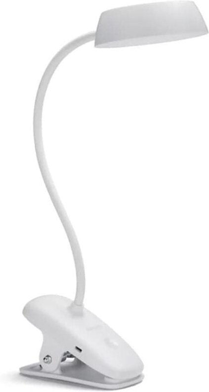 Wiederaufladbare led Flexo mit Klemme (3W 4000K 175lm) IP20 380x99x290mm weiße Farbe - Philips