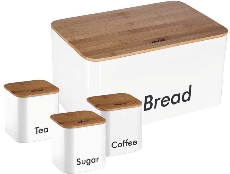 Brotkasten Mit Küchenbehältern Set Kinghoff Kh-1026