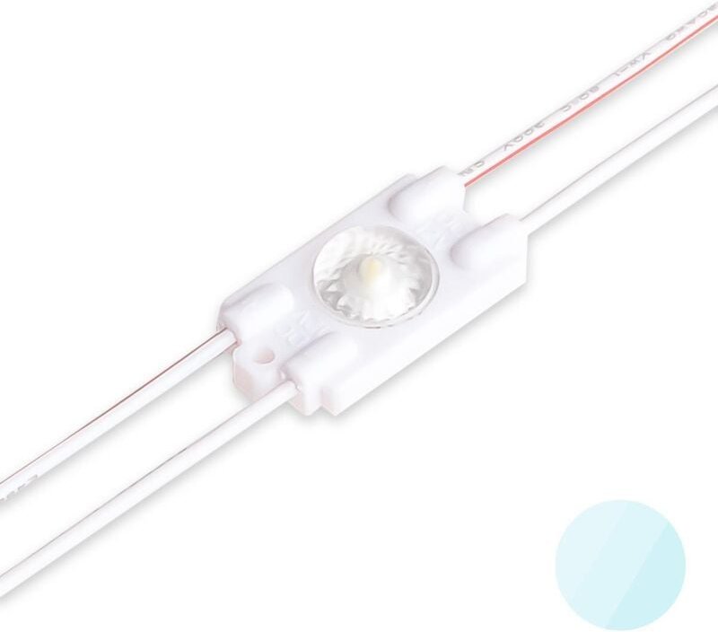 LED Modul 0,5W 12V 6500K 175° IP67