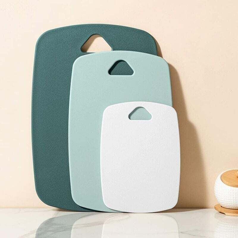 Lot De 3 Planches À Découper Épaisses En Plastique Pour Viande Légumes Fruits Avec Poignée Lave-Vaisselle
