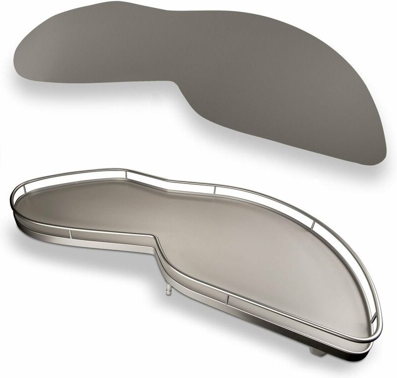 So-tech - 2er Pack - Antirutschmatte Orga-Grip silbergrau für LeMans 50er rechts