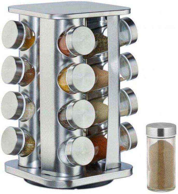 Gewurzregal mit 16 tlg glaser