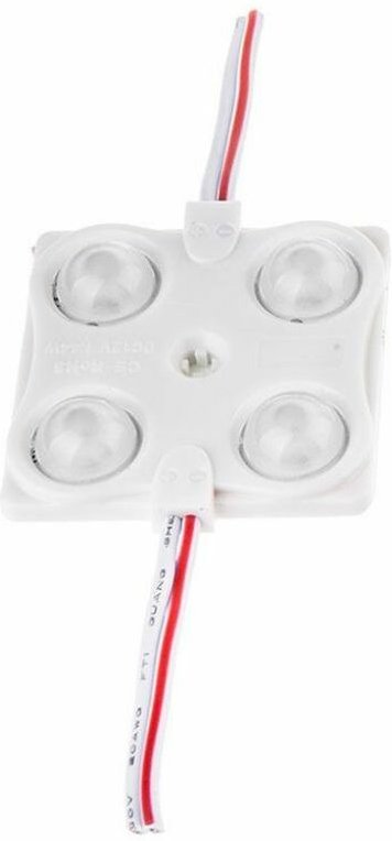 SMD2835 LED-Modul 1,44 w 100 lm/w 12 v 4 rote LEDs IP68 Lötdrähte - V-tac