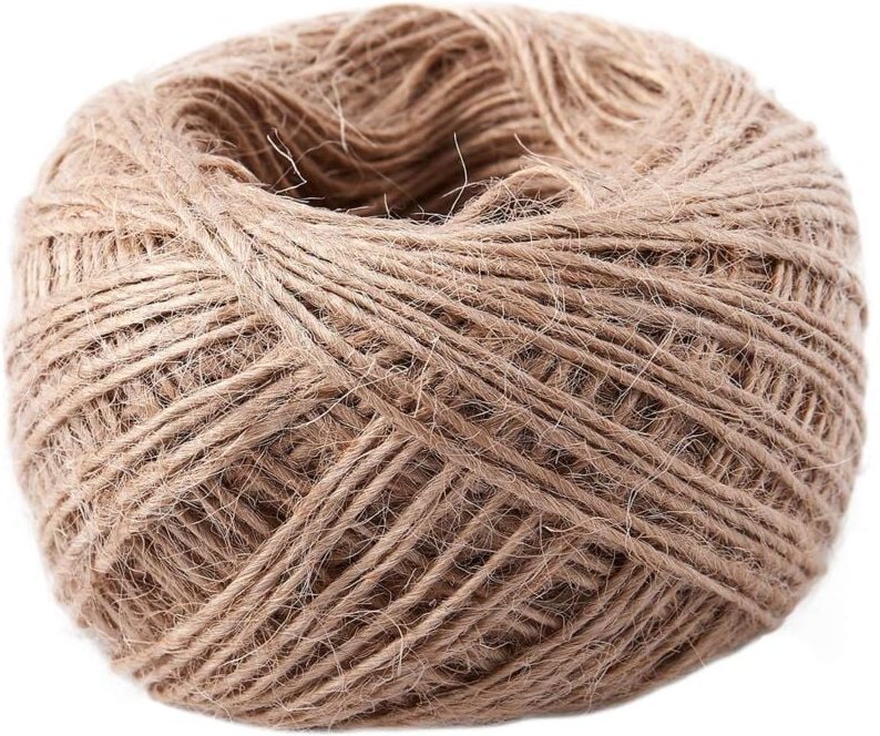 100 Meter - Natuerliche Texturierte Hessische Garn Schnur 1mm