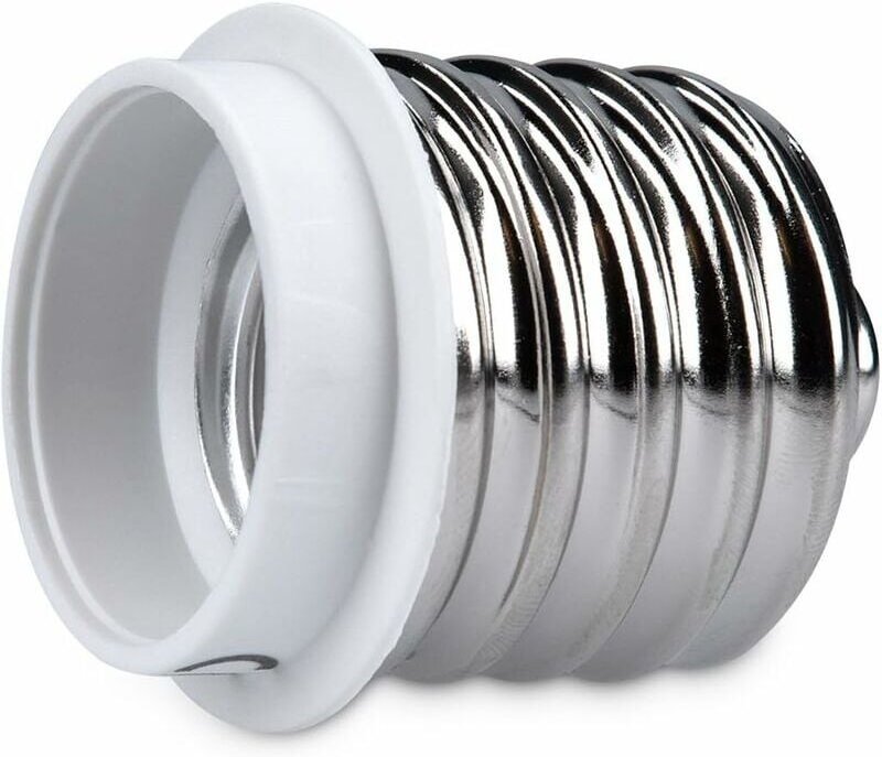 10x Fassungsadapter - 10x E40 auf E27 Fassungskonverter - E27 Sockel Lampenfassung Adapter für led Halogenlampe - Alovez