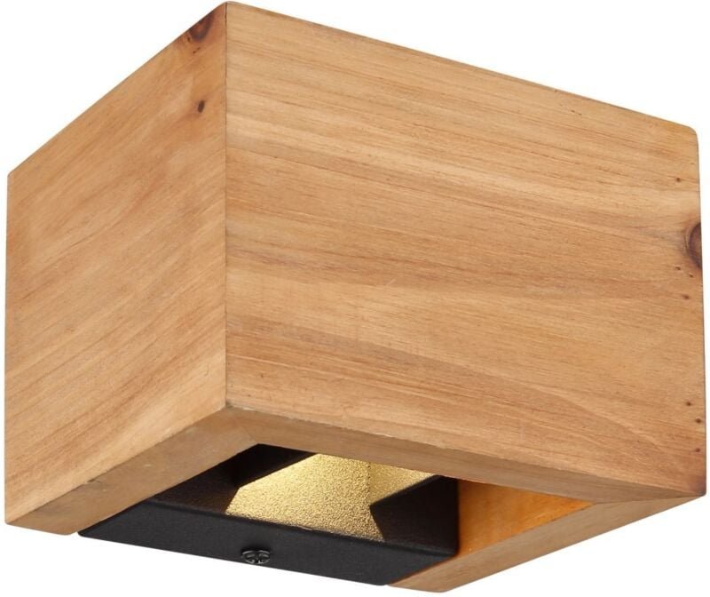 Globo - wandleuchte - ALINA - natürlich - holz - LED - 15553W1