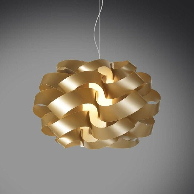 Thumbnail - Pendelleuchte ein Licht CLOUD Gold Durchmesser 28x H18 cm