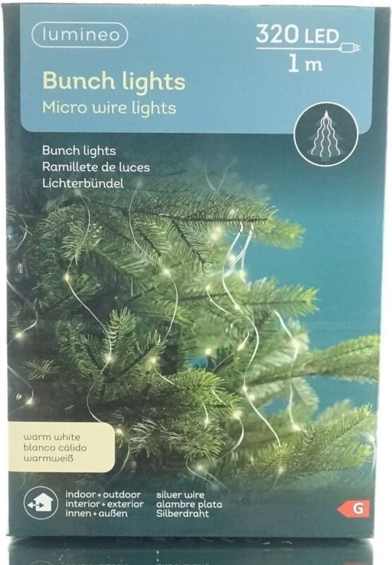 Kaemingk - led micro Light Bündel Außen 320 led warmweiß Lichterketten