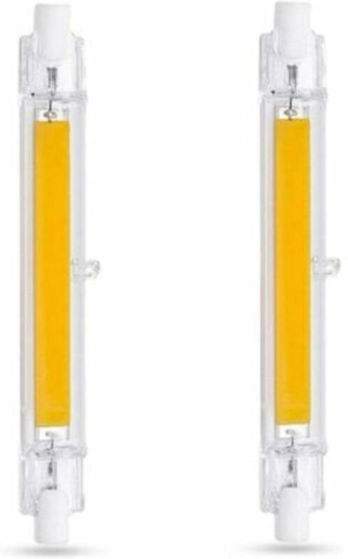 R7S 118mm 10W LED-Lampe, Warmweiß 3000K, 1000LM, entspricht 80W/100W R7S J118 Halogenlampe, nicht dimmbar, schlanke COB ...