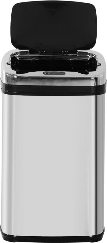 Automatischer Sensor Mülleimer 30L mit IR-Sensor, eckiger Edelstahl Abfalleimer mit optionalem Inneneimer