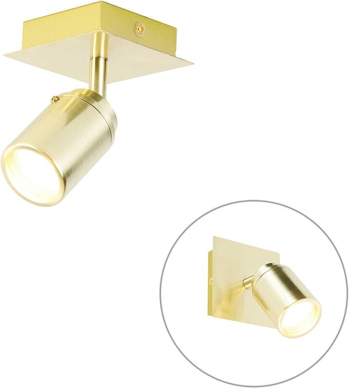 Moderner Badspot aus Messing quadratisch IP44 - Ducha