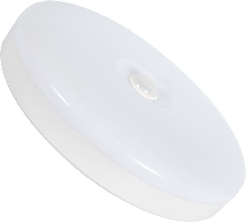 Efectoled - LED-Deckenleuchte 12W Rund Ø216mm No Flicker mit Bewegungssensor pir und Dämmerungssensor 6500K Kaltweiß