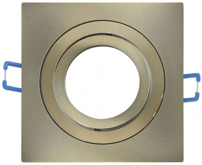 FAB 14348CU14 Einbau Orient.cenote 1xgu10 Quadratisches Leder 2x9,2x9,2 Cm 8 Cut. C / Lampenfassung