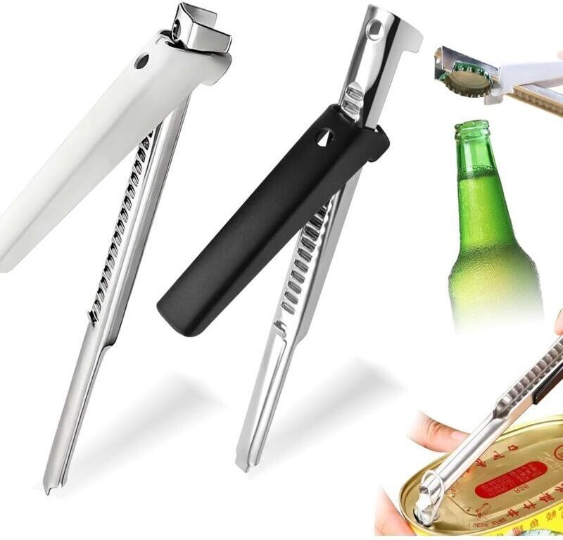 2-teiliger, müheloser Glasöffner für Arthritis, verstellbarer Flaschenöffner, vielseitiger Dosenöffner, universeller rut...