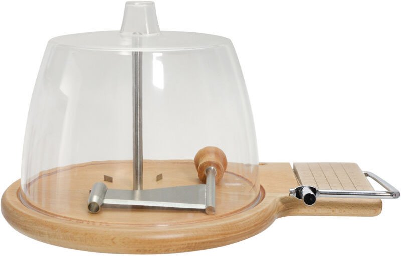 Käsereibe, Käsereibe, Schokoladenholzgriff, multifunktionaler Käseschneider, Küchenutensil