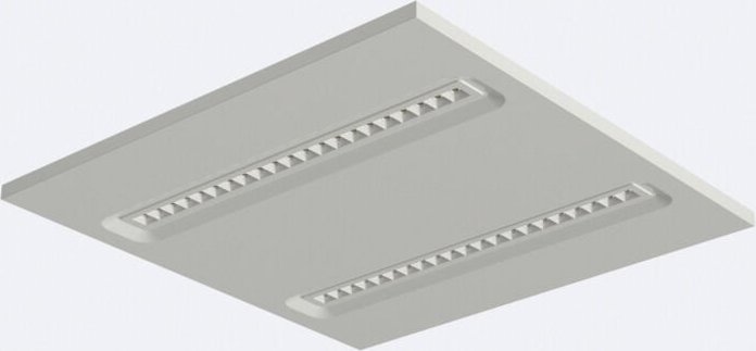 Ledkia - led Panel 60x60 cm 30W 4200lm cct Stripe lifud 3000K - 4000K cct