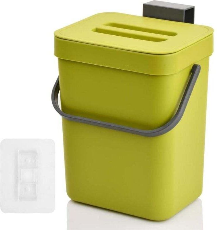 Küchenkomposteimer, 5-Liter-Tischeimer mit Deckel, Küchenkomposteimer, Küchenkomposteimer für Abfall, Komposter, Küche, ...