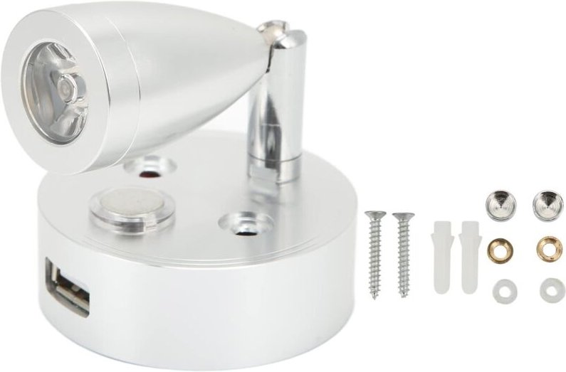 10V-30V Leselampe für Wohnmobile, LED-Spot, Nachttischlampe, 3500K warmweiß, für Boote, Campervans, Anhänger und Reisemo...