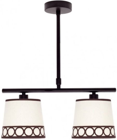 Fabrilamp - akunadecor Lampe Modell Dalia De 2xe14 Beige/Braun De