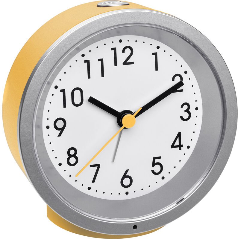 60.1034.07 Quarz Wecker Sonnengelb Alarmzeiten 1 - Tfa Dostmann