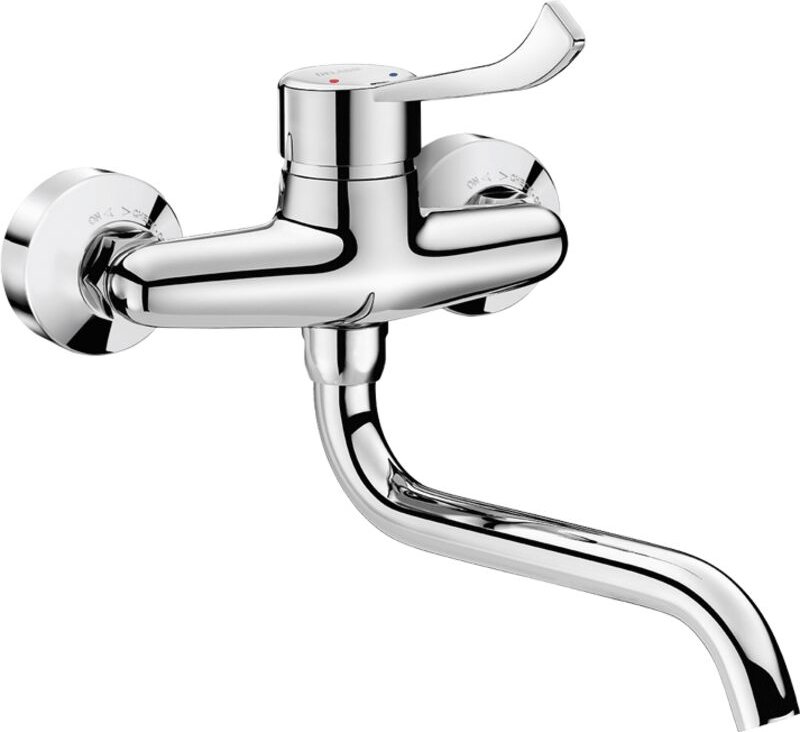 SPT-EHM Wandmont.,Schwenkauslauf L200mm,H-Hebel,Anschl. S/C