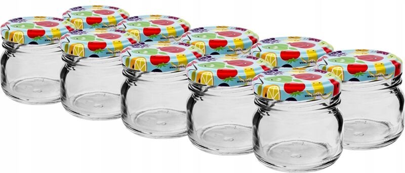 Glastiegel mit Schraubverschluss TO fi43 30ml - 10 Stk