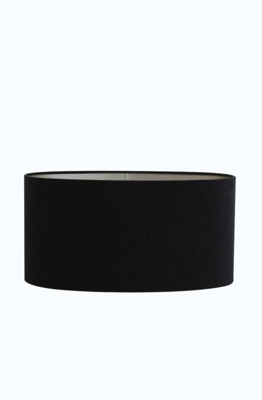 Thumbnail - Lampenschirm - Velours - schwarz - textil - E27 - Light&living