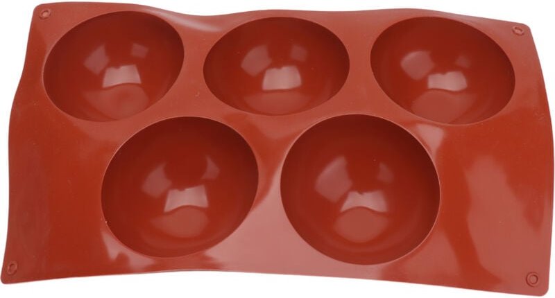 Schokoladenform, halbkugelförmige 3D-Silikonform, geruchlos, für die Herstellung von Kuchen, Gebäck und Schokolade