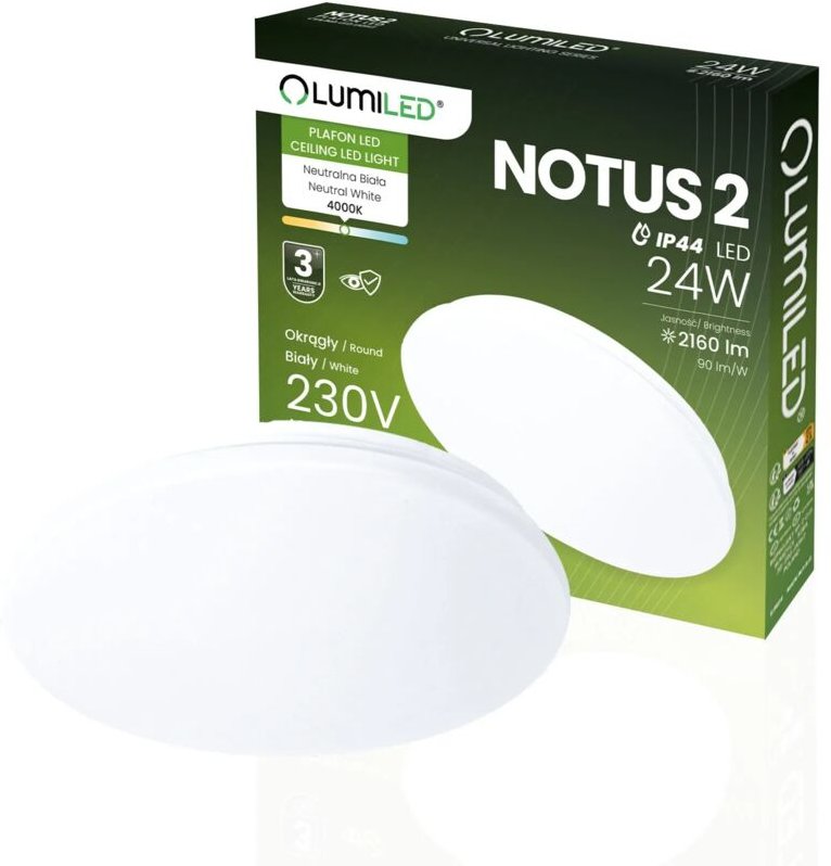 LED Deckenleuchte Aufbau 24W Rund IP44 38 cm