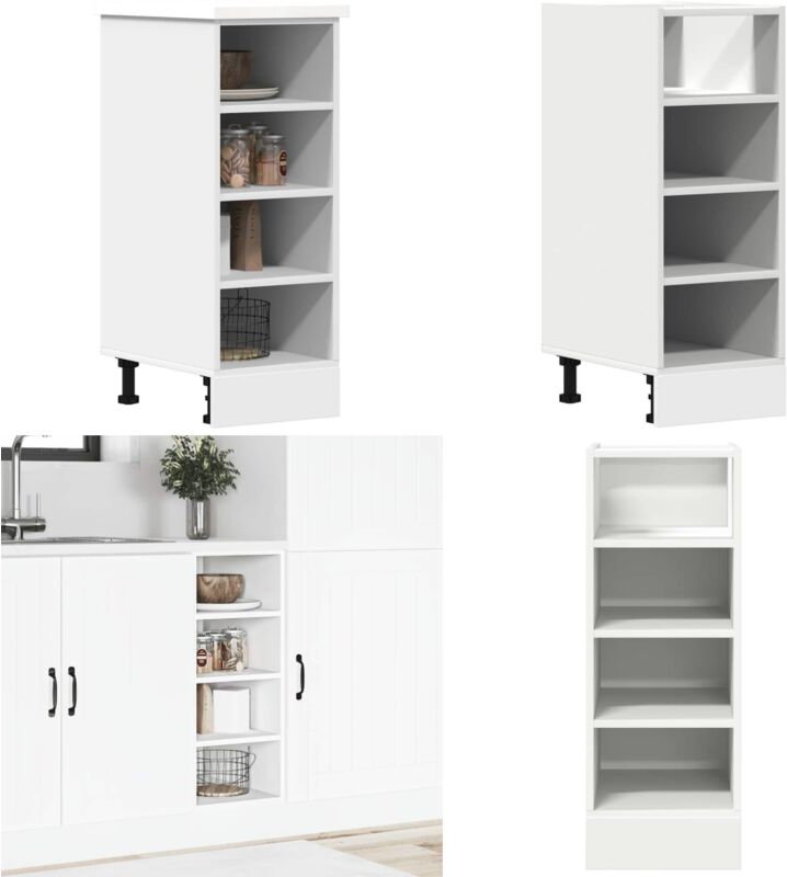 Unterschrank Weiß 30x44,5x81,5 cm Holzwerkstoff - Vidaxl