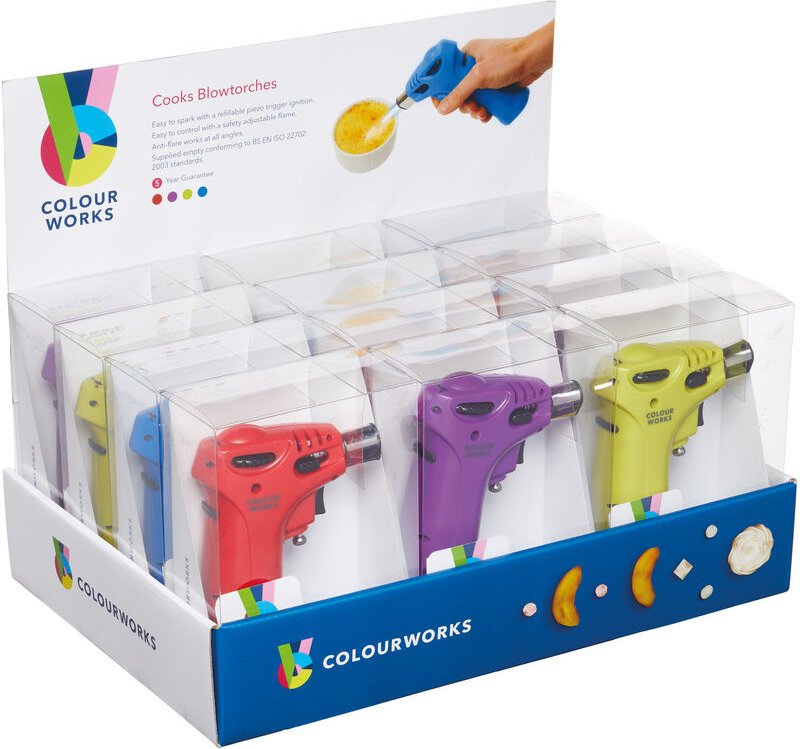 Kitchencraft Colourworks - Kitchencraft Lötlampe, farblich sortiert