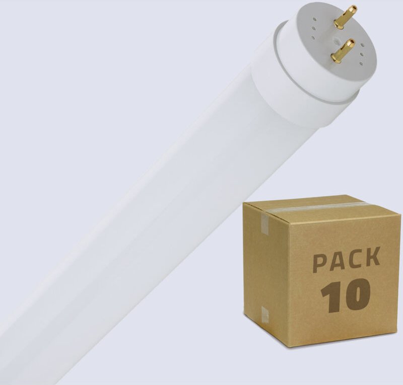 Thumbnail - Ledkia - LED-Röhre T8 Glas 90cm Einseitige Einspeisung 12W 160lm/W (Pack 10 Stk.) 5700K Kaltweiß Nein