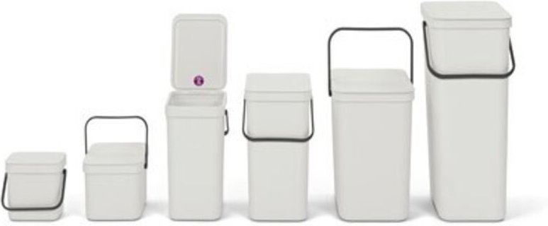 Brabantia Sort & Go Abfallbehäl. Light Grey 25 L