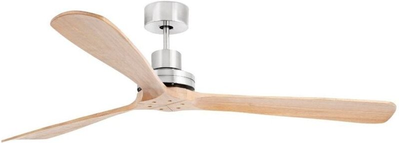 Faro Barcelona - Deckenventilator ohne Licht nickel matt/kiefer ø 168 cm lantau-g