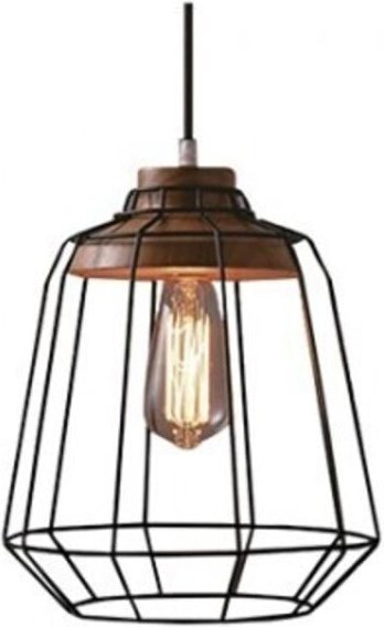 Pendelleuchte Cage E27 1M Schwarz